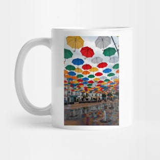 Colourful Umbrellas Torrox Costa Del Sol Spain Mug